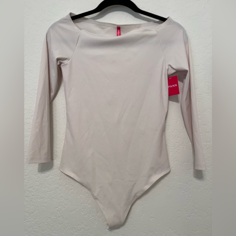 SPANX Soft Pink Ribbed Bodysuit